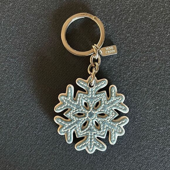 COACH Snowflake Keychain - Picture 1 of 3